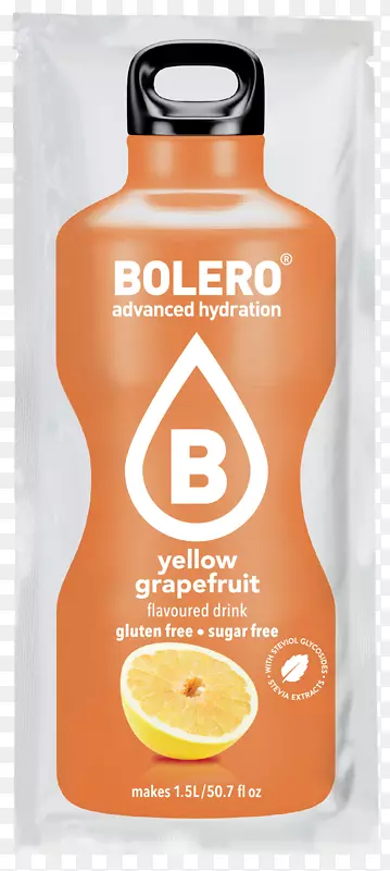 Bolero饮料新西兰柠檬水混合橙花甜柠檬水