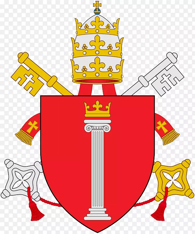 教皇王冠教皇的臂章-马提努斯