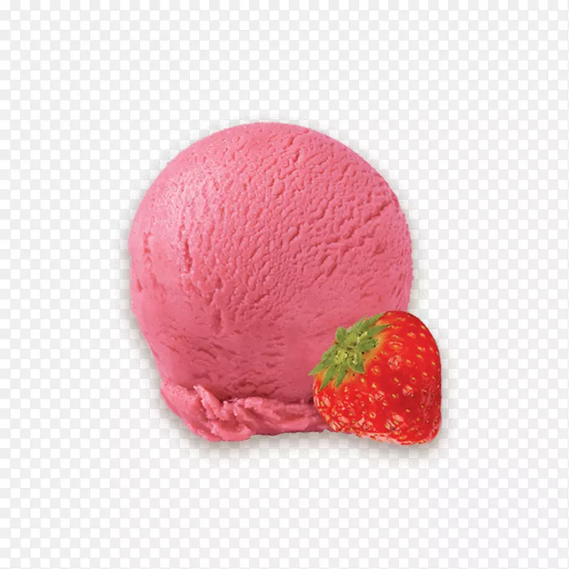 冰糕冰淇淋草莓冰淇淋