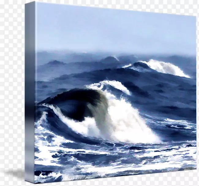 海洋.抽象色波