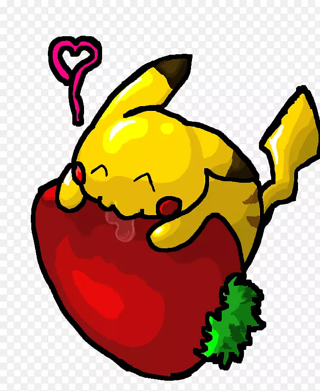卡通水果夹艺术-Pikachu下载