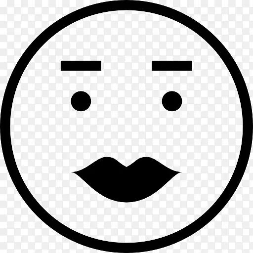 笑脸表情电脑图标贴出剪贴画-笑脸