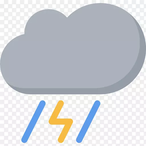 电脑字体文字市场标志-热带风暴图标