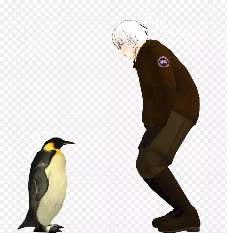 南极帝企鹅艺术-企鹅