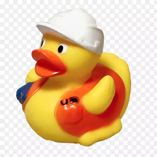 橡胶鸭黄色玩具建筑工程-鸭