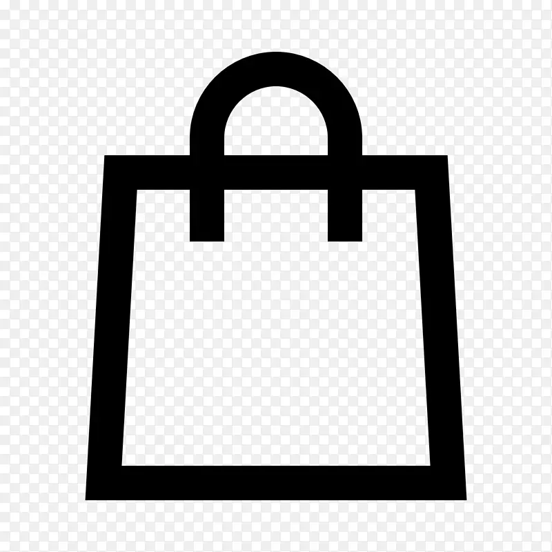 网上购物电脑图标零售购物袋和手推车-购物袋