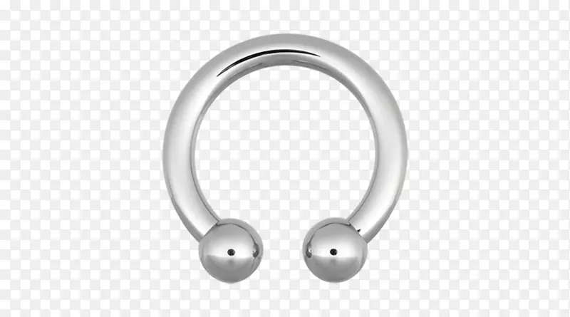 杠铃耳环体穿孔手术不锈钢材料.杠铃