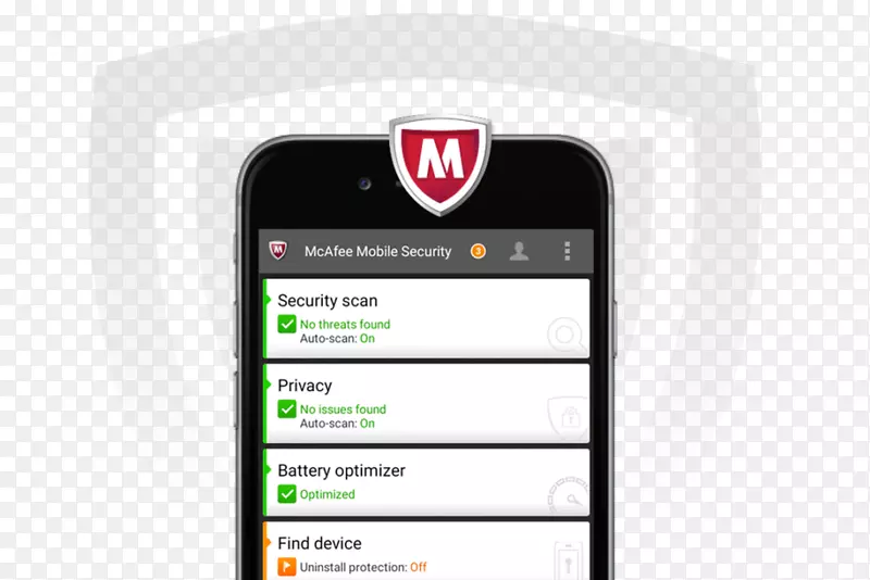 McAfee移动安全防毒软件计算机软件android