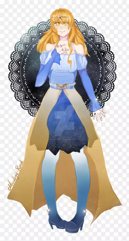 服装设计卡通小雕像