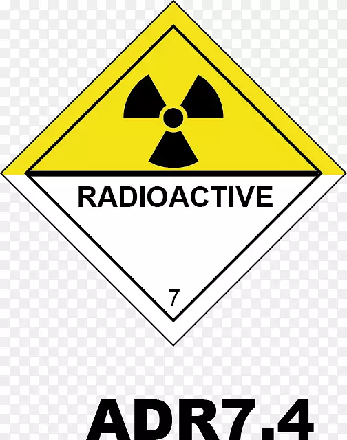 危险货物第7类放射性物质危险货物标签运输放射性废物.软姐姐