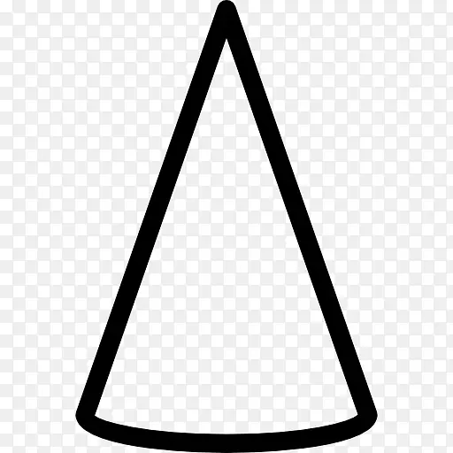 形状计算机图标三角形锥形区域