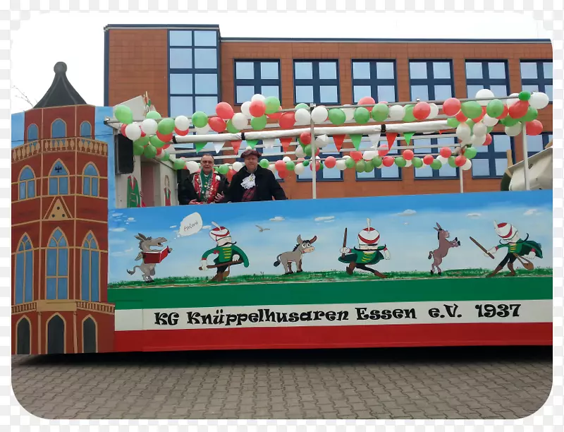 Knüppelhusare Essen e.五.1937年k lner rosenmontagszug嘉年华车-Rosenmontag