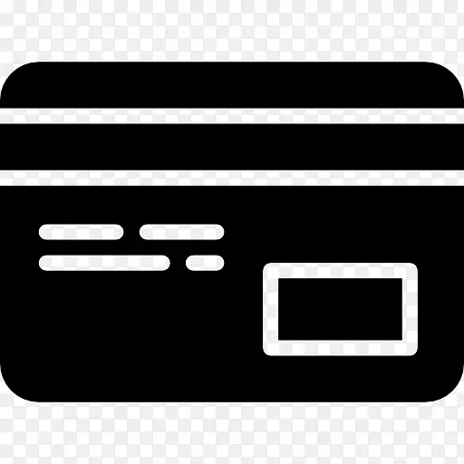信用卡借记卡付款计算机图标.送货卡