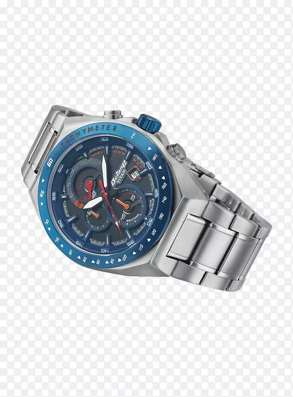泰坦手表公司速计蓝色计时表广告