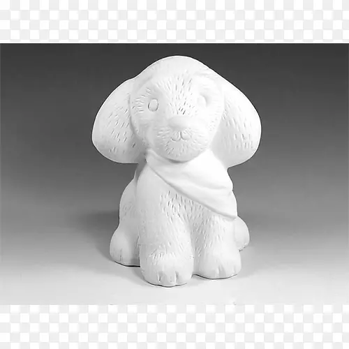 小狗毛绒玩具和毛绒小雕像-雕像瓷