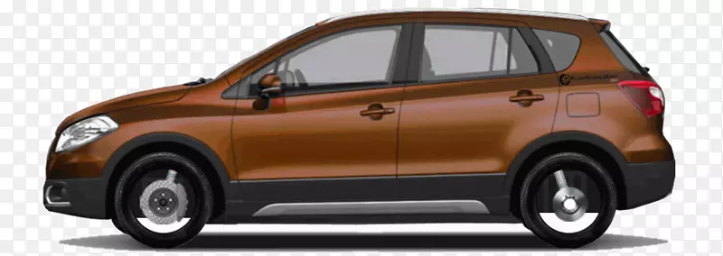 马鲁蒂轿车门轮紧凑型轿车-棕色十字