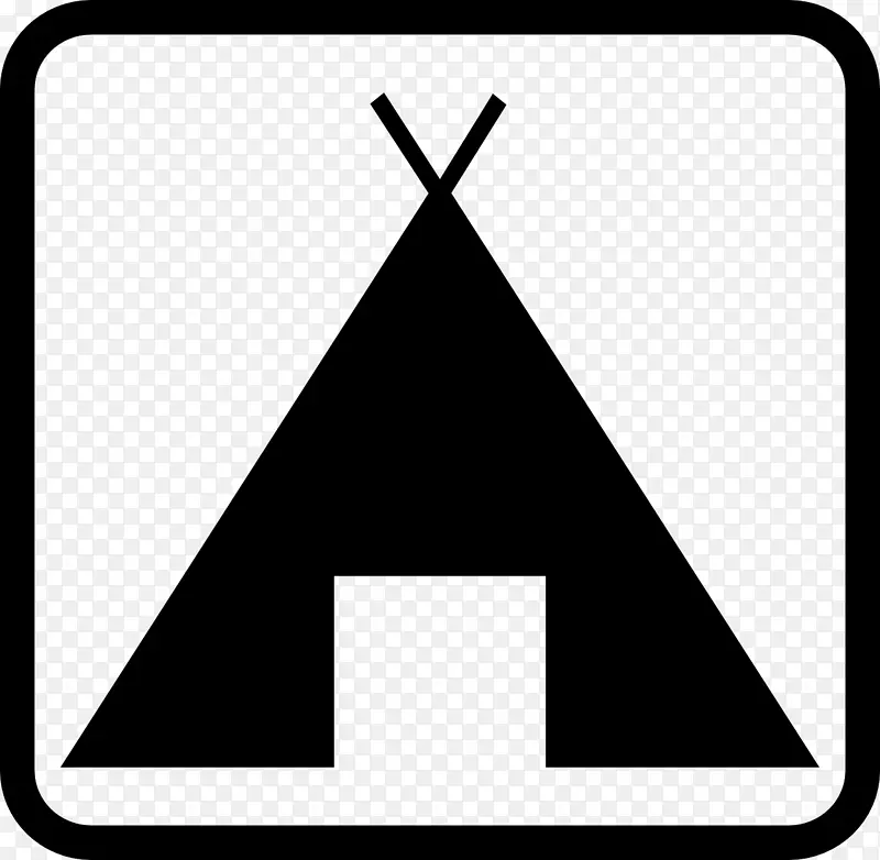 露营帐篷营地剪贴画-营地