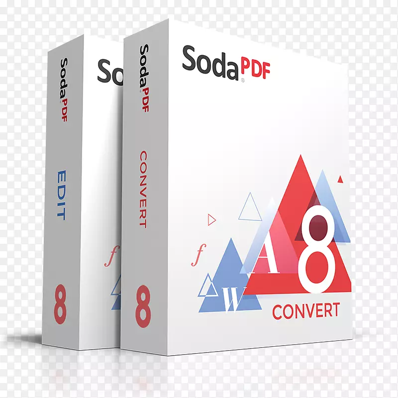 SODA pdf Foxit阅读器pdf-Xchange查看器计算机软件-3D盒。软件盒