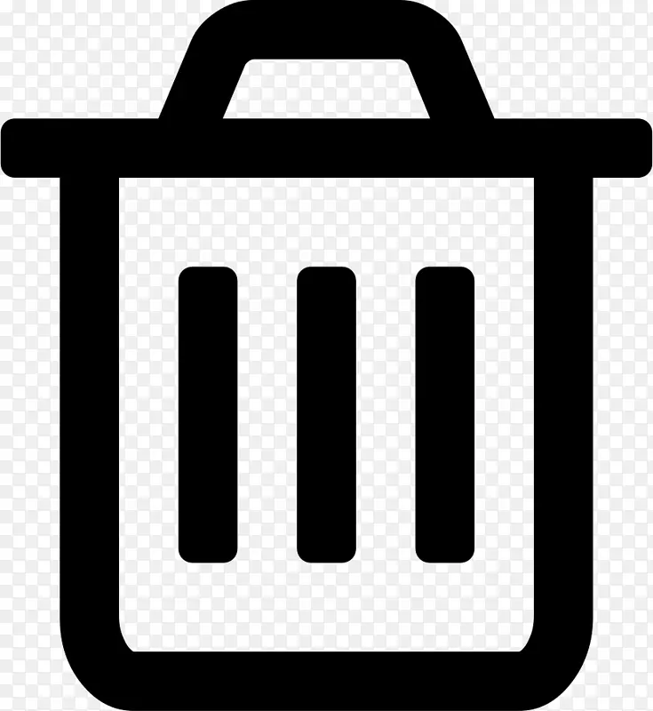 垃圾桶和废纸篮标志回收计算机图标回收图标