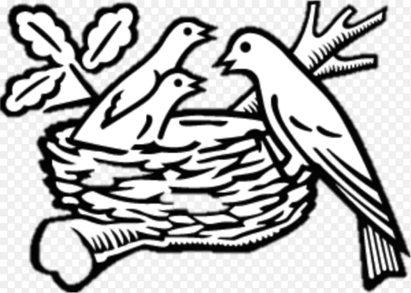 雀巢标志鸟油棕榈