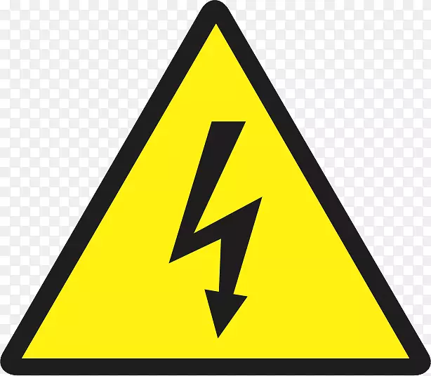 高压电位差警告标志危险符号电危险