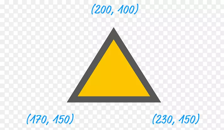 符号计算机图标.三角形点
