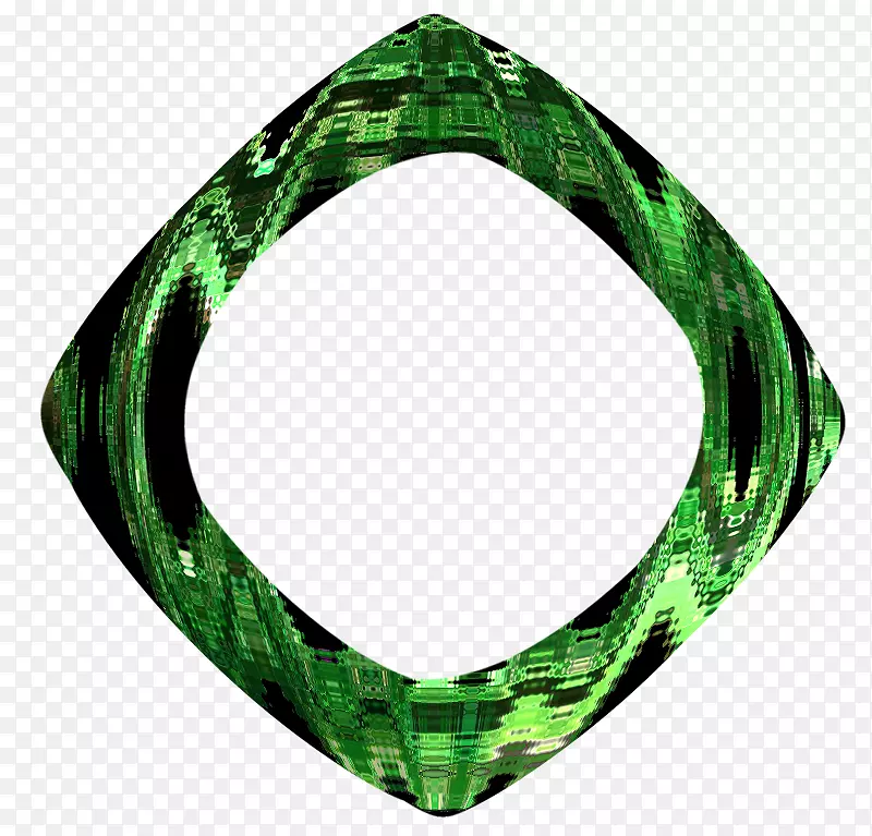 绿绿宝石梯形透镜PNG