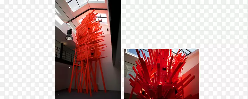 阿恩奎泽工作室现代艺术红色标记-秘密花园风