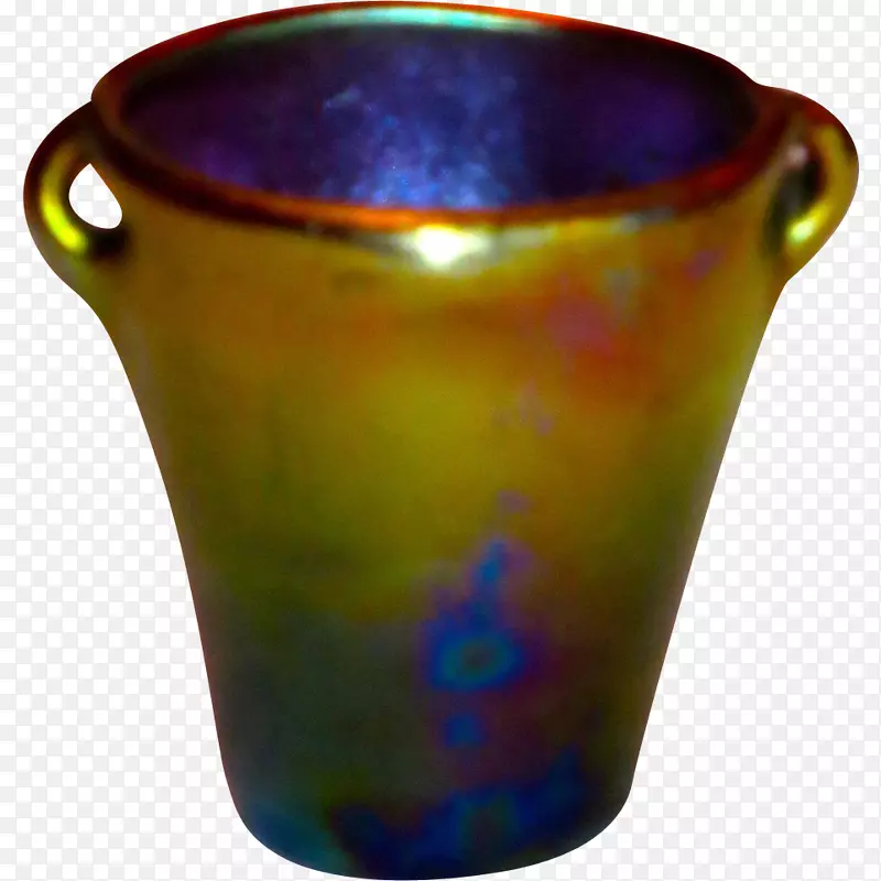 花瓶陶瓷钴蓝玻璃杯花瓶