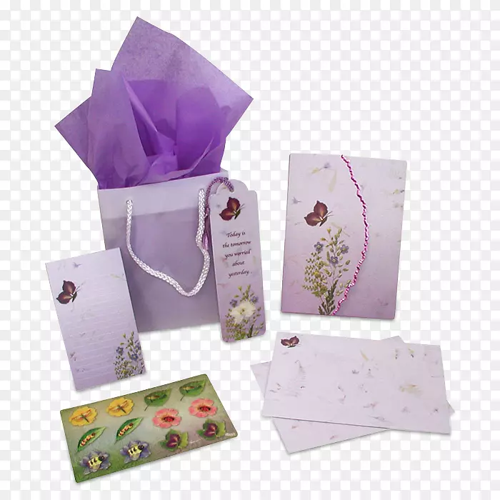 纸紫丁香礼品-文具套装