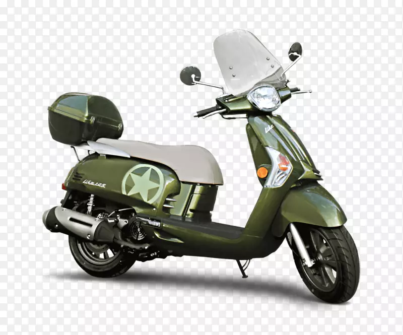 摩托车Kymco Vespa LX 150-摩托车助推器125
