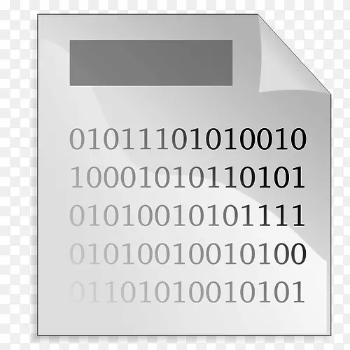 二进制文件计算机图标二进制数字二进制