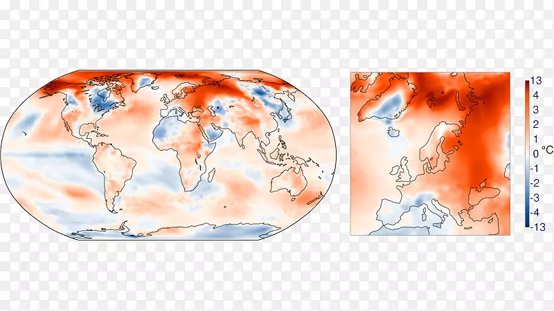 海洋表面温度全球温度记录气象学全球变暖-气候变化