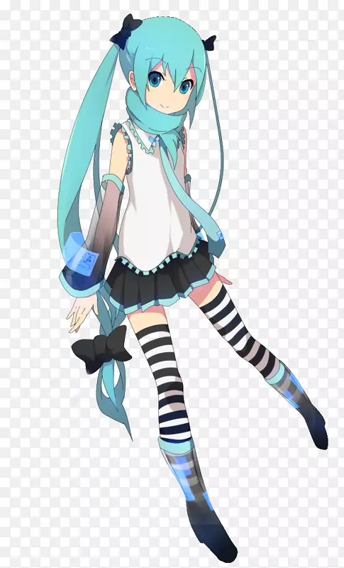 初音未来角色插画PNG图片素材下载_图片编号5223105-PNG素材网