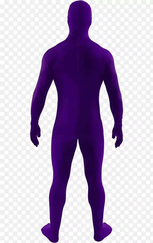 肩袖氨纶-紫色套间