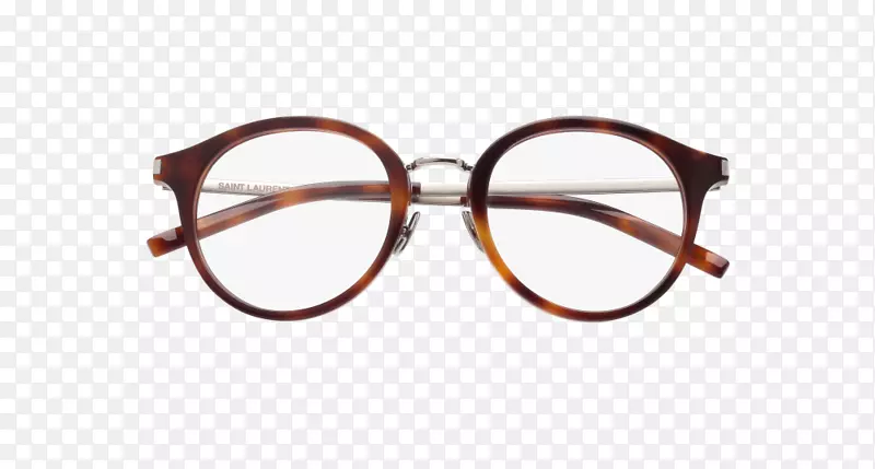 太阳镜喇叭框眼镜镜片护目镜-圣洛朗