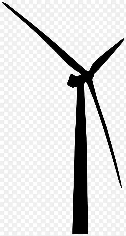 风力发电机、可再生能源剪贴画.风剪部分