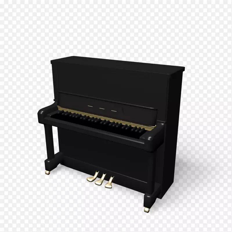 数字钢琴电子钢琴琵琶手钢琴物体