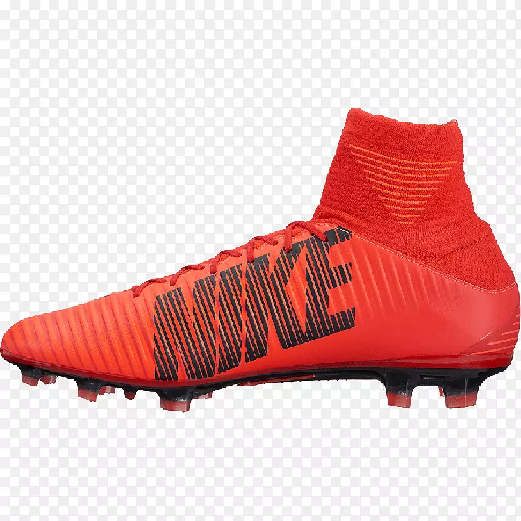 足球靴夹紧耐克变化莫测的蒸汽足球