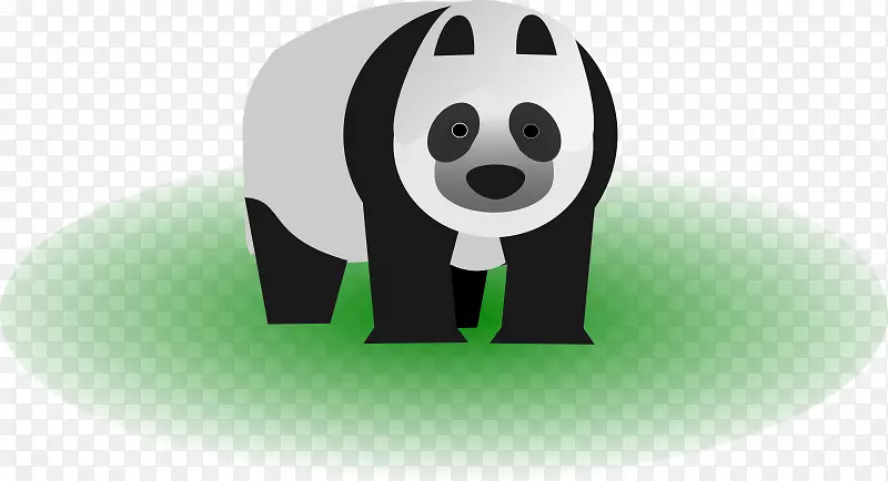 大熊猫剪贴画-熊猫插图