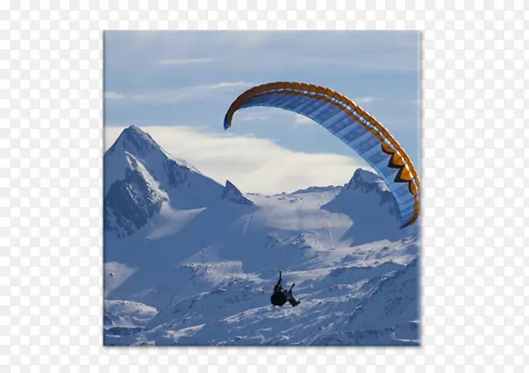 滑翔伞阿尔卑斯山运动山脉-山