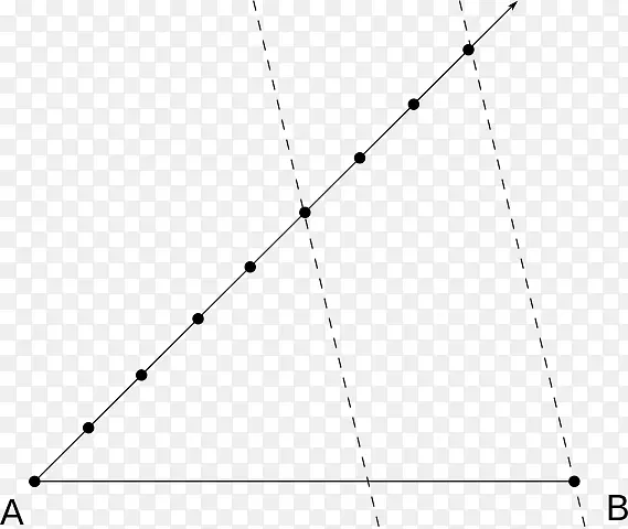 截距定理线段三角形比-分界线