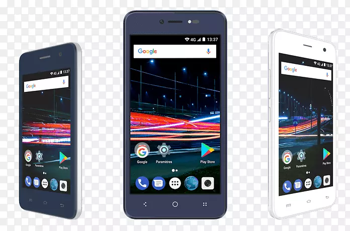 特色手机智能手机电话4G-蓝色简单