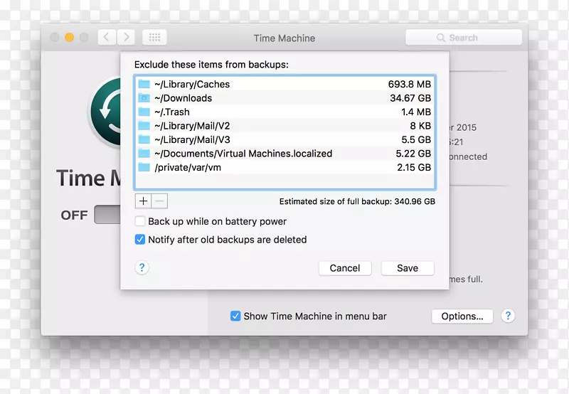 时间机器备份苹果MacBook Pro-Dropbox机