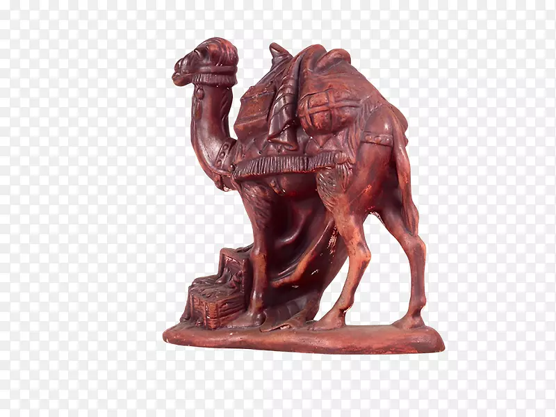 雕像动物骆驼队
