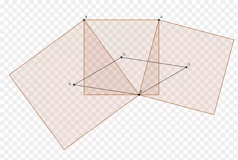 三角点胶合板.几何点连接