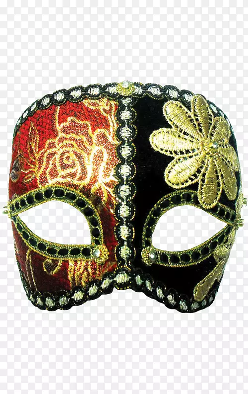 面具舞会哥伦比亚威尼斯狂欢节金面具