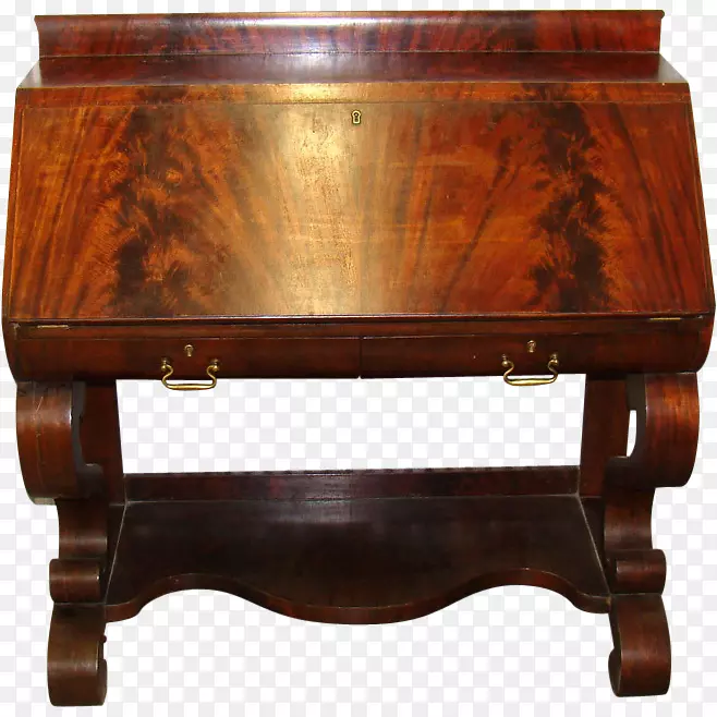 桌子古董书桌家具办公室-桃花心木椅
