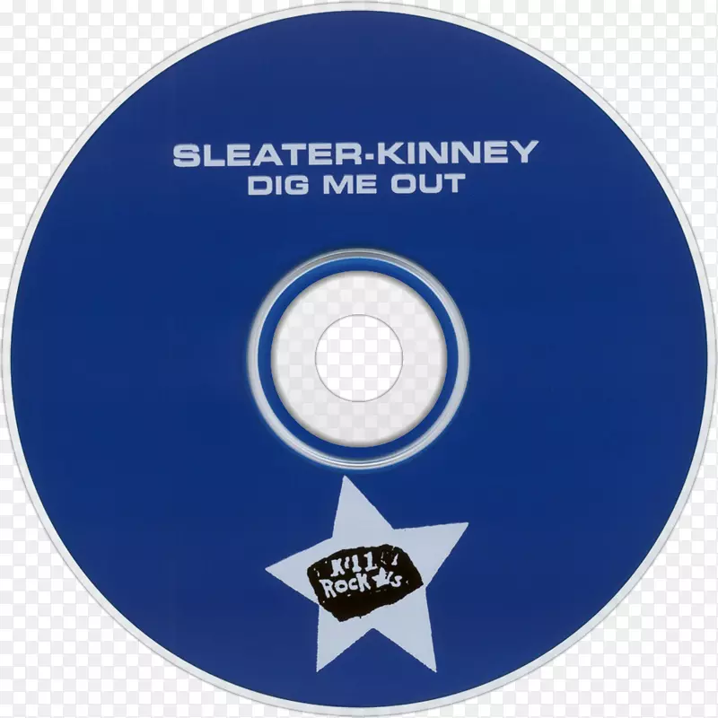 Sleater-Kinney把我挖出唱片专辑-蓝色专辑封面