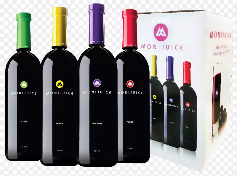 APP商店葡萄酒Instagram液化瓶果汁